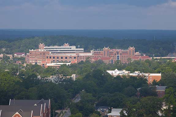 Photo of an arial view of FSU's campus